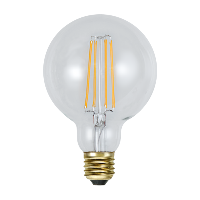 G95 bol - E27 - 3.6W - Super Warm Wit <2200K - Dimbaar - Filament - Helder