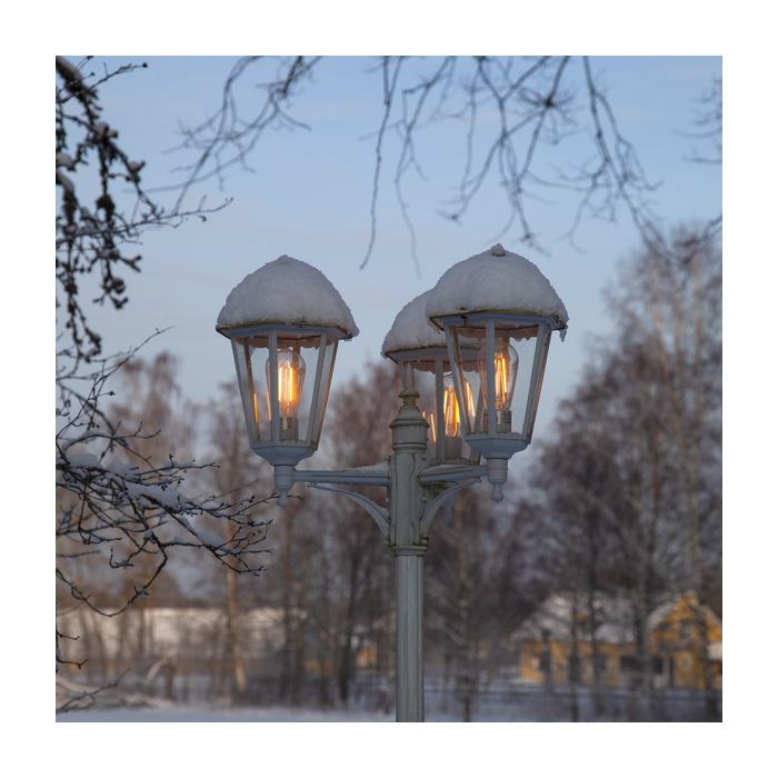 Druppel-Edison lamp - E27 - 2.3W - Super Warm Wit <2200K - Filament - Helder