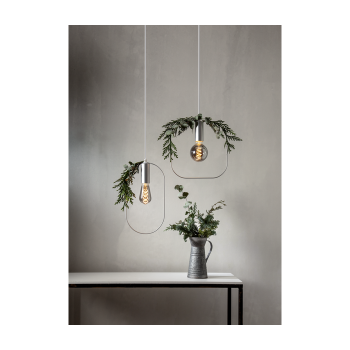 Druppel-Edison lamp - E27 - 2W - Super Warm Wit <2200K - Dimbaar - Filament - Rookglas