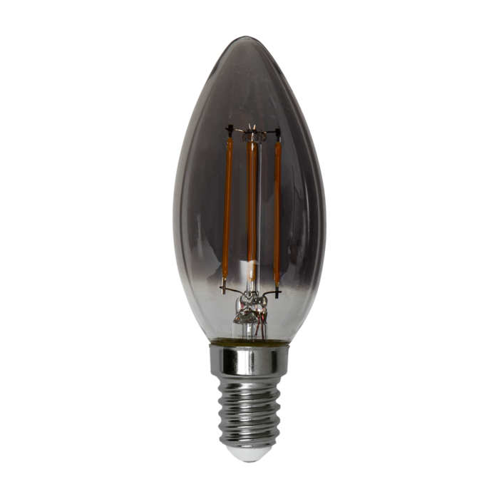 3 standen - Kaarslamp - E14 - 2.9W - Super Warm Wit - 2200K - Dimbaar - Uit