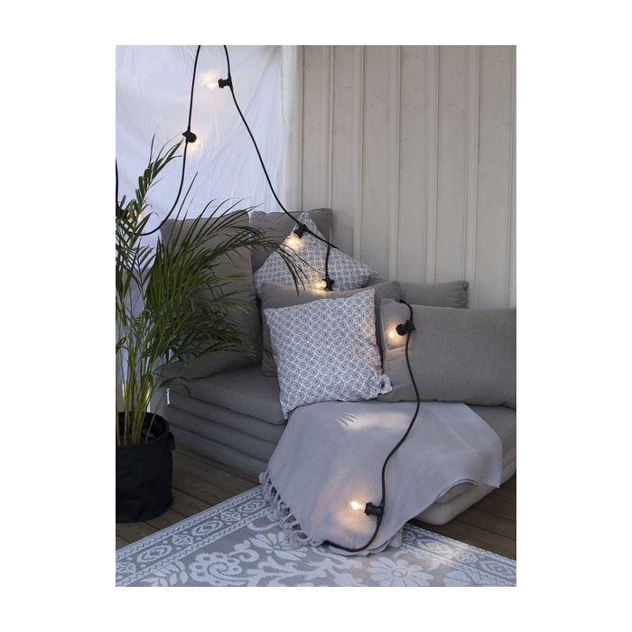 Prikkabel - Kogellamp - E27 - 1.4W - Extra Warm Wit - 2700K - Filament - Helder
