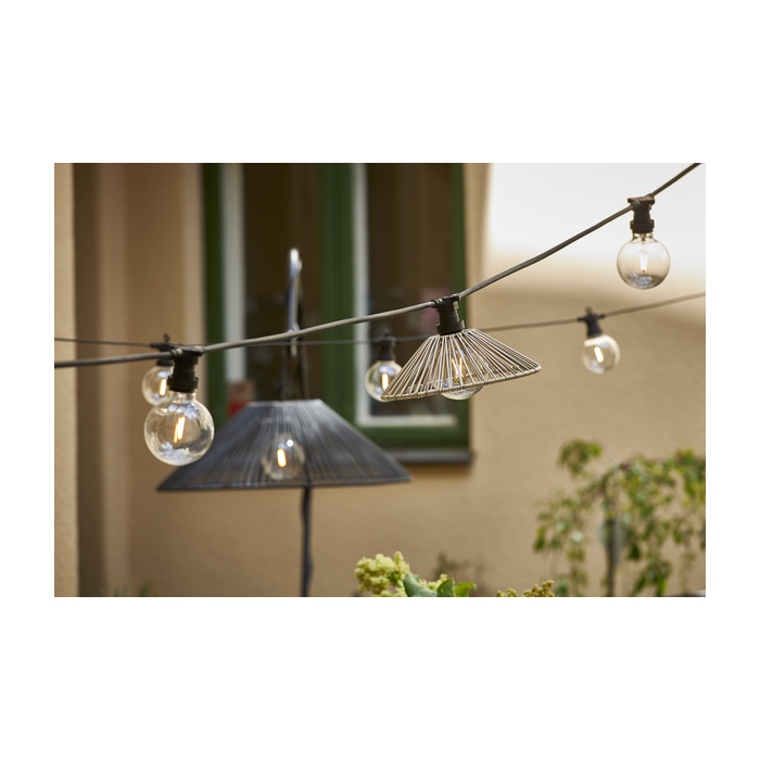Prikkabel - G95 bol - E27 - 1W - Super Warm Wit <2200K - Filament - Helder