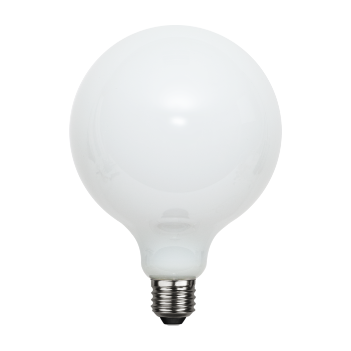 3 standen - G125 Globelamp - E27 - 7.5W - Extra Warm Wit - 2700K - Opaal