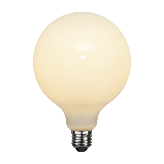 3 standen - G125 Globelamp - E27 - 7.5W - Extra Warm Wit - 2700K - Opaal