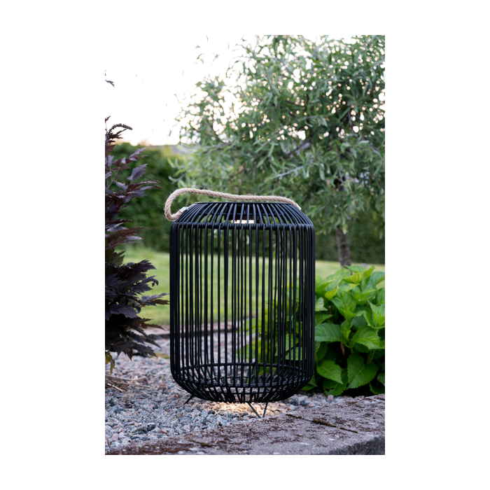 Solar Windlicht “Deco Sunlight Zwart” 
