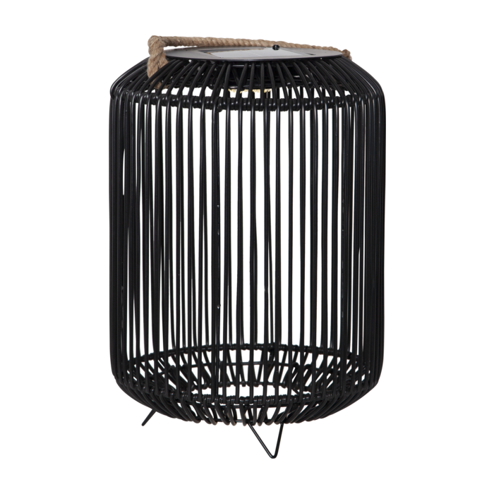 Solar Windlicht “Deco Sunlight Zwart” 