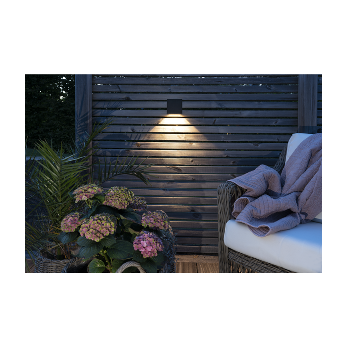 Solar Wandlamp ‘’Cube Wally’’ 