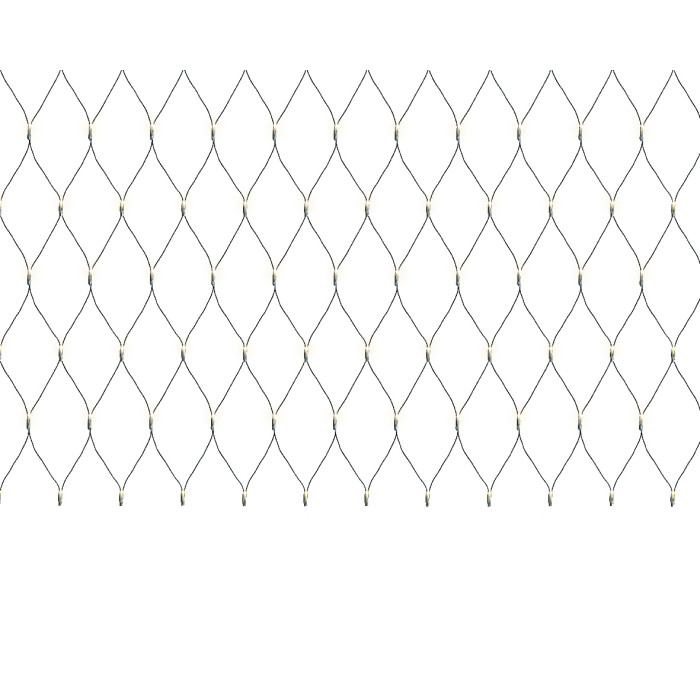 Netverlichting - 2 x 2 meter - 180 LEDs - Warm wit
