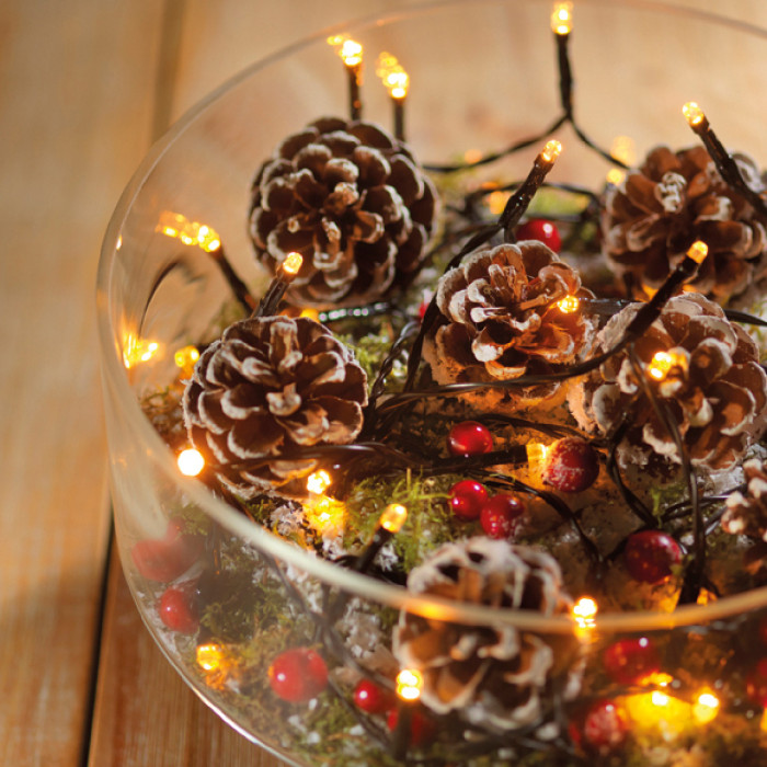 Kerstverlichting op batterij  - 7,1M - 96 lampjes