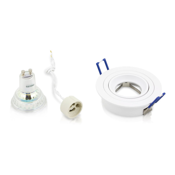 Inbouwspot Demus met Philips HUE White Ambiance lamp