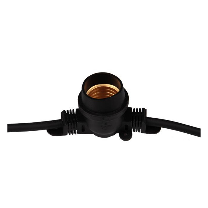 LED Prikkabel van 5 meter met 5x een E27 fitting