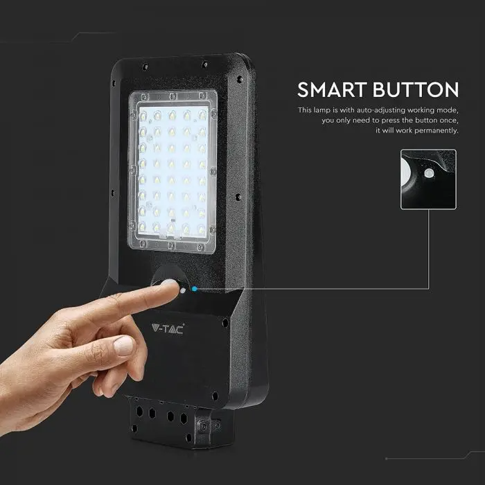 15W Solar LED Straatlamp | 6000K