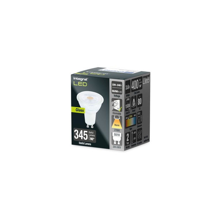 Spot - GU10 - 3.6W - Extra Warm Wit - 2700K - Dimbaar