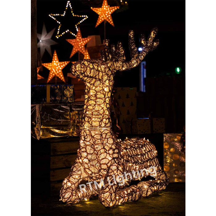 Rendier groot liggend "Exclusivo" - 70cm