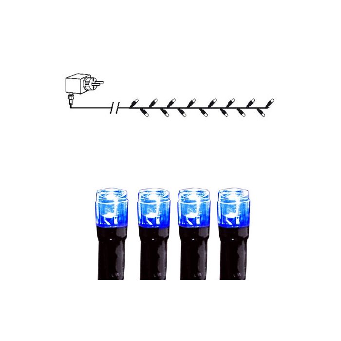 Kerstverlichting Blauw - 4m - 40 LED lampjes