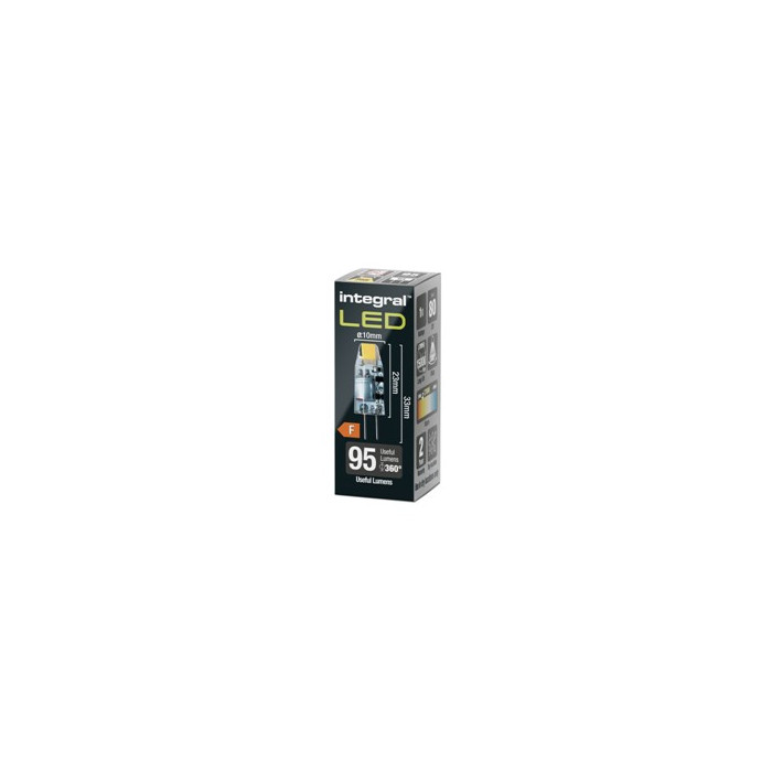 Capsule steeklampje - G4 - 1W - Extra Warm Wit - 2700K
