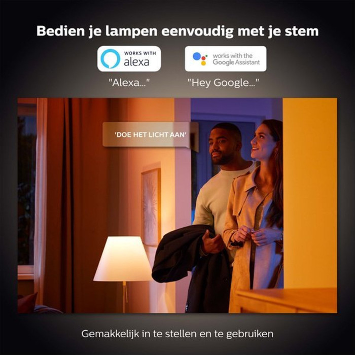 Philips Hue - Spot - GU10 - 5W - Hue White Ambiance (2200-6500K) - Dimbaar