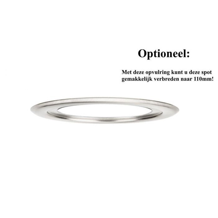IP65 Platte "3-step" inbouwspot | Tara