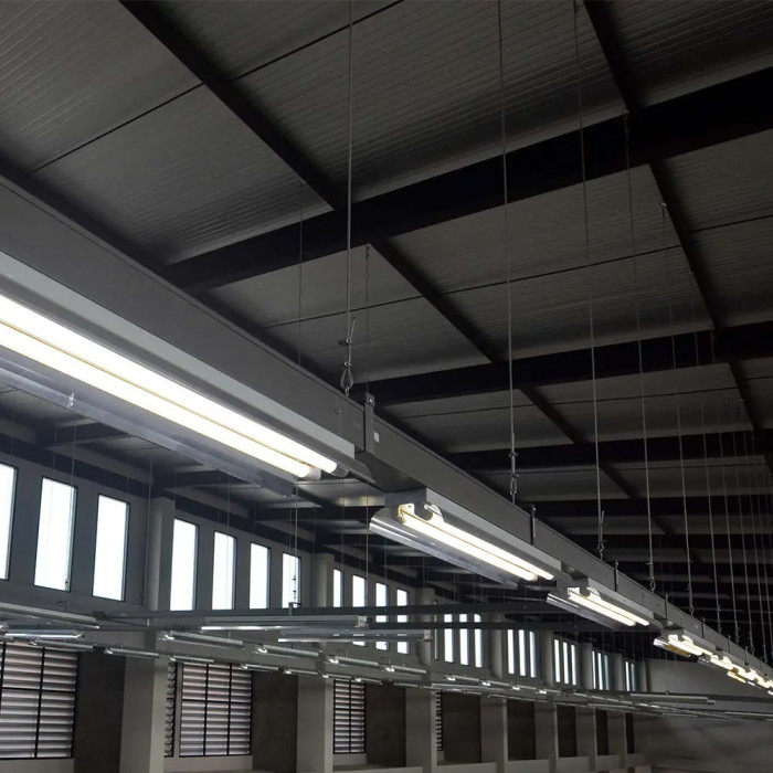 Enkel LED TL armatuur met trog incl. Hoge Lumen Led buis | 120cm - 4000K