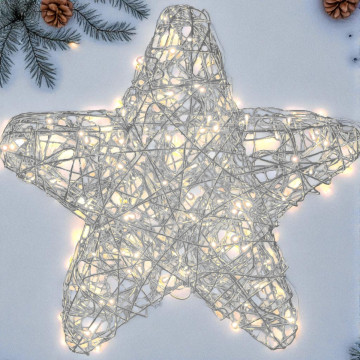 Kerstster "Galax" Zilver met 100 LEDs 