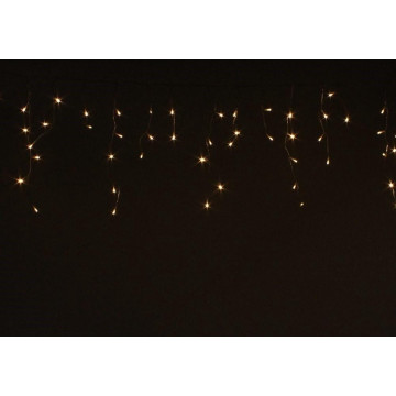 Koppelbare ijspegel verlichting LED - warm wit licht - 3M - 100 lampjes- dimbaar