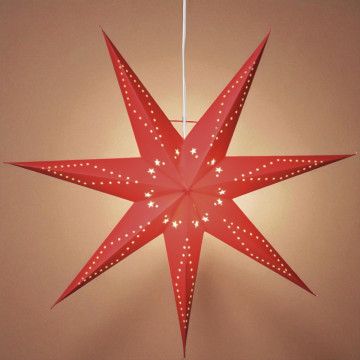 Grote rode kerstster Katabo - 70cm