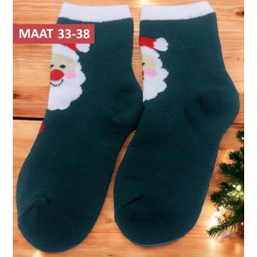 Kerstsokken voor kinderen met kerstman - maat 33-38