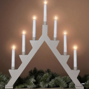 Kandelaar Zack Beige - 47x53x7 cm