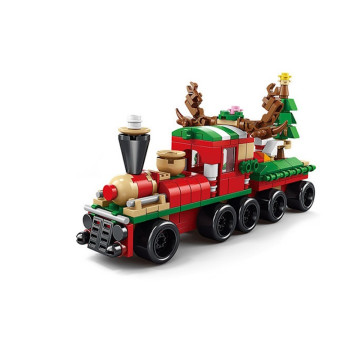 Brick set kersttrein
