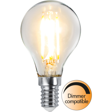 LED Standaard Bol lamp - E14 - 2.5W - Extra Warm Wit - 2700K - Dimbaar