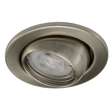 GU10 Armatuur Tilt Nikkel Rond