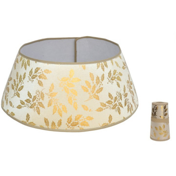 Kerstboomrok met gouden hulsttakjes 36 x 50 x 20 cm