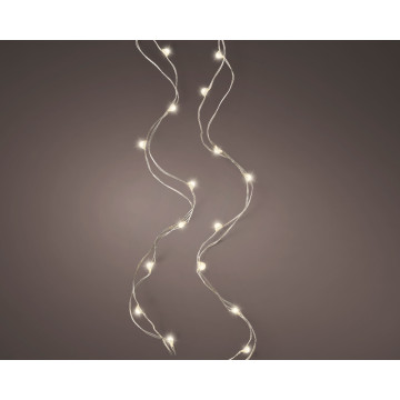 Micro LED string 95 cm - 20LEDs - zilver