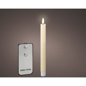 LED dinerkaars met afstandsbediening set van 4 - 24 cm