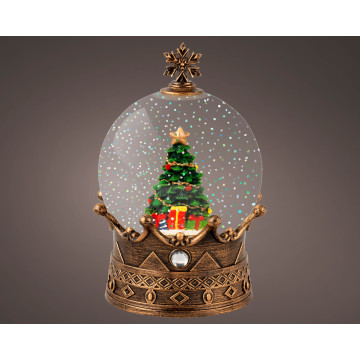 Luxe waterspinner schudbol op batterij - 19 cm