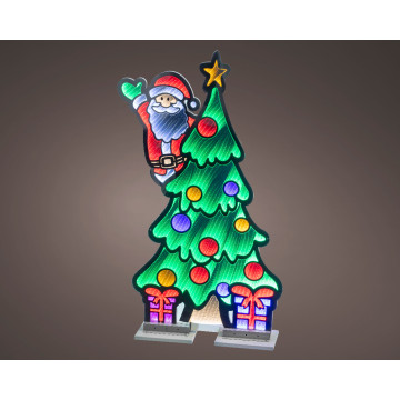 LED Infinity Kerstboom voor buiten - Warm wit - 120 cm