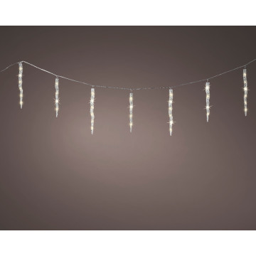 LED Flashing IJspegel lichtsnoer - 60 LEDs - 360 cm