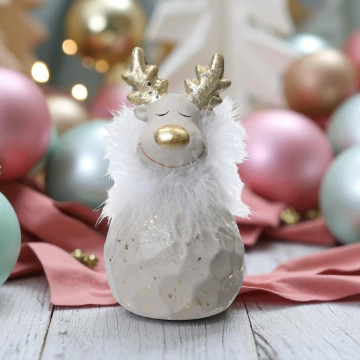 Terracotta Rendier - Grijs 16,1 cm