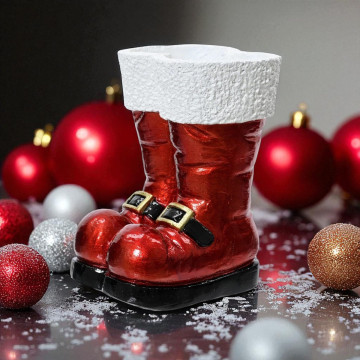 Decoratieve Traditionele Kerstmanlaarzen Vaas - 30 cm