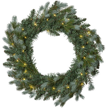 Kerstkrans Greyland met 40 LEDs - ø55 cm