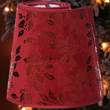 Kerstboomring rood ø56x22 cm