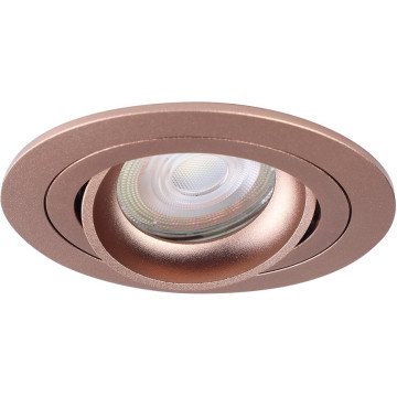 Pragmalux Inbouwspot Alpha GU10 Rond Kantelbaar - Rosé goud