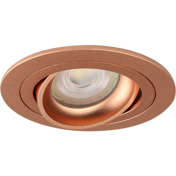 Pragmalux Inbouwspot Alpha GU10 Rond Kantelbaar - Koper