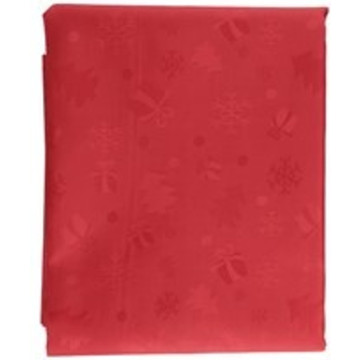 Kerst tafelkleed met kerstfiguren Rood - 170 x 140 cm