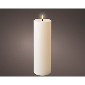 LED kaars voor buiten wit - ø10x32,5 cm