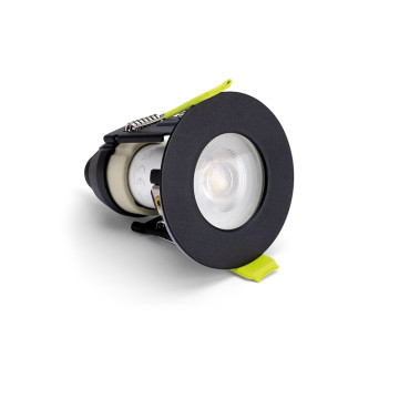 IP65 GU10 armatuur Evofire Mini Rond Zwart