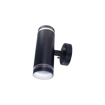 Integral IP65 LED Up&Down wandlamp Zwart - GU10