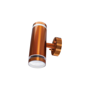 Integral IP65 LED Up&Down wandlamp Koper - GU10