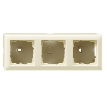 Opbouwdoos met afdekraam drievoudig