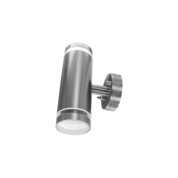 Integral IP65 LED Up&Down wandlamp Lichtgrijs - GU10